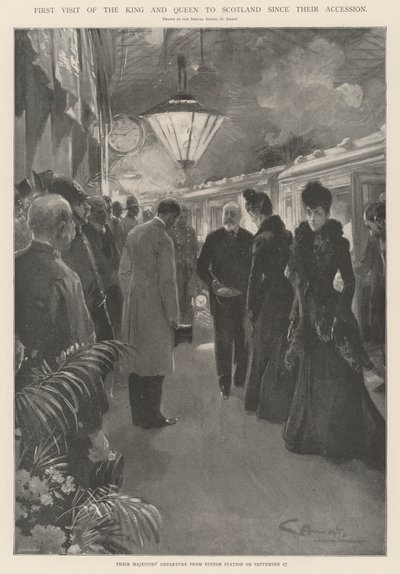 First Visit of the King and Queen to Scotland Since Their Accession by G.S. Amato